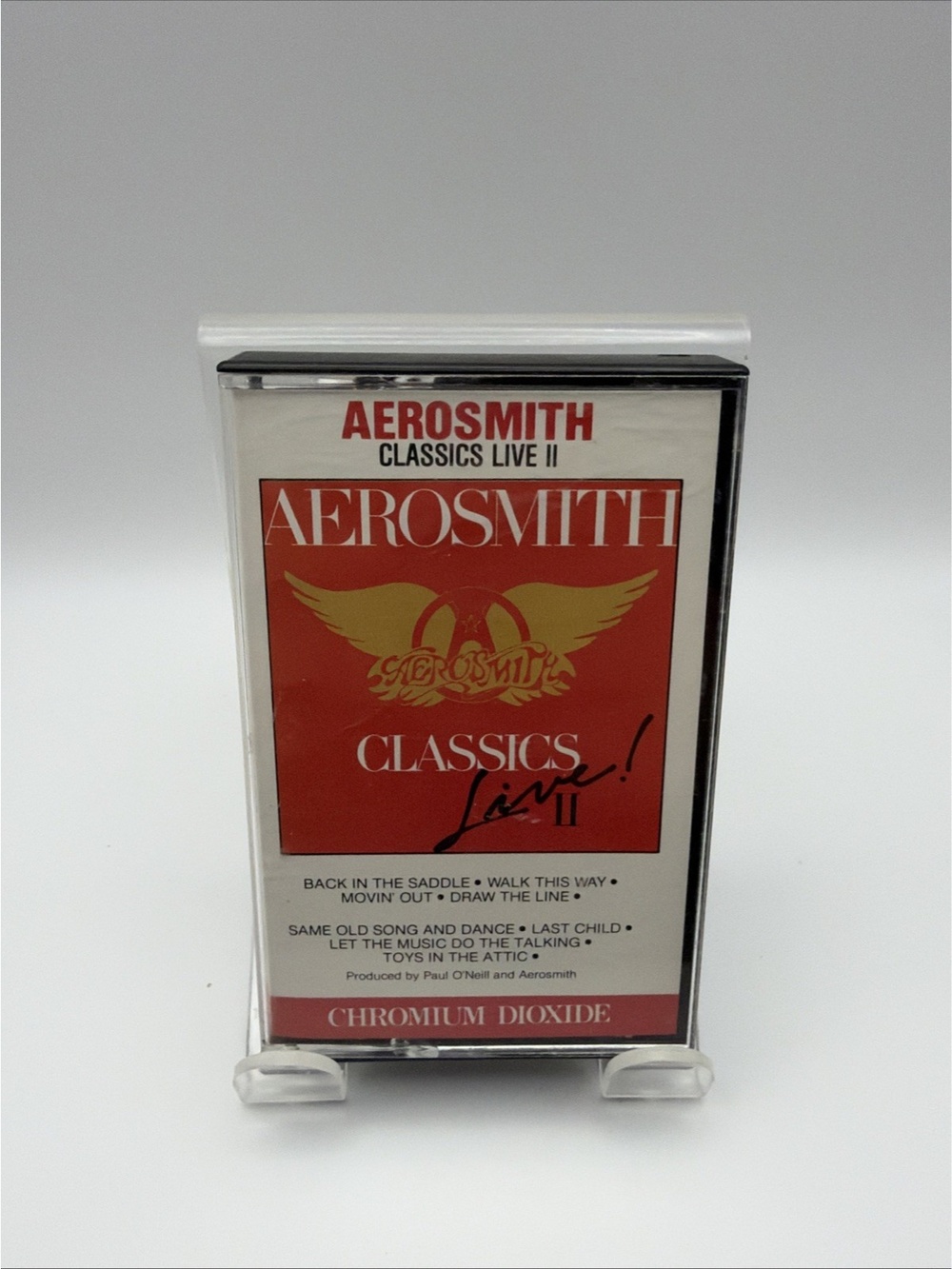 Aerosmith Cassette: Classics Live II Hard Rock 1987 CBS Records Canada
